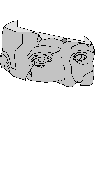 drawn statue of my head